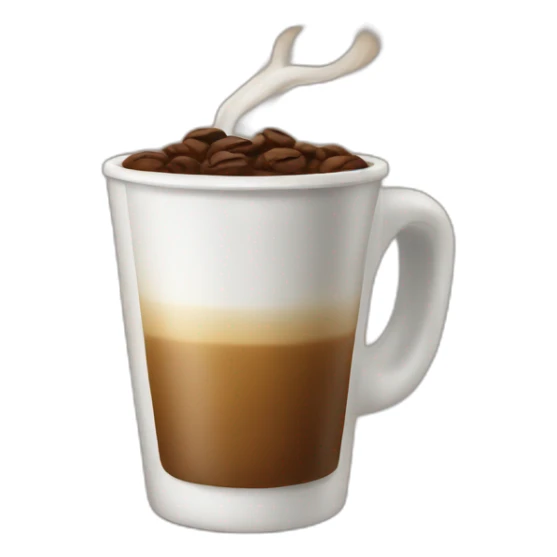 Coffee sticker