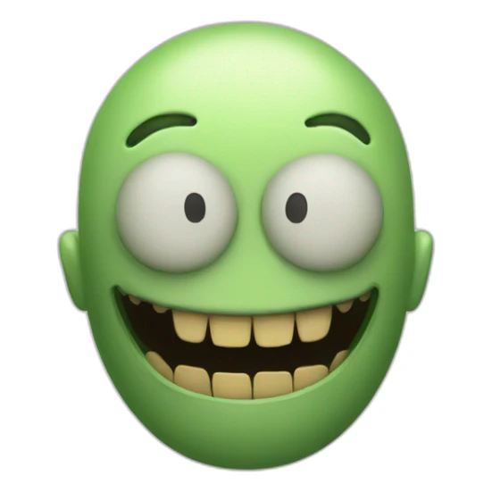 creepy-german-3d-smiley sticker