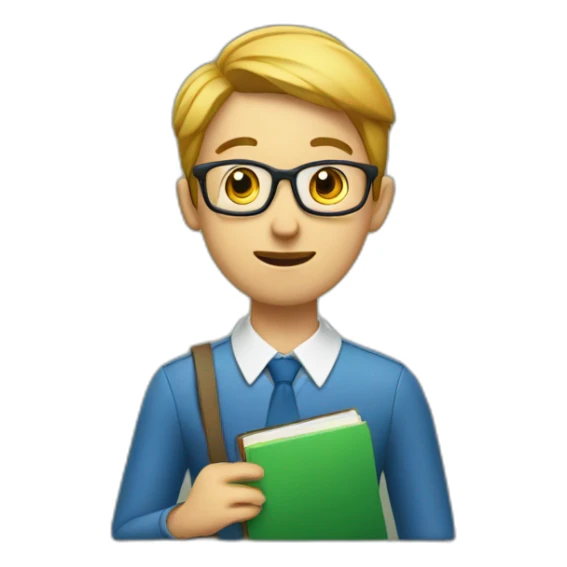 listens to the teacher attentively and with interest sticker