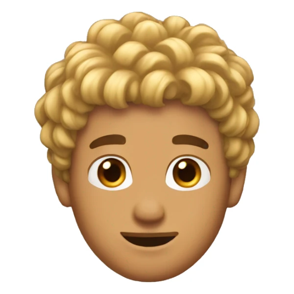 a guy who has a bush as hair sticker