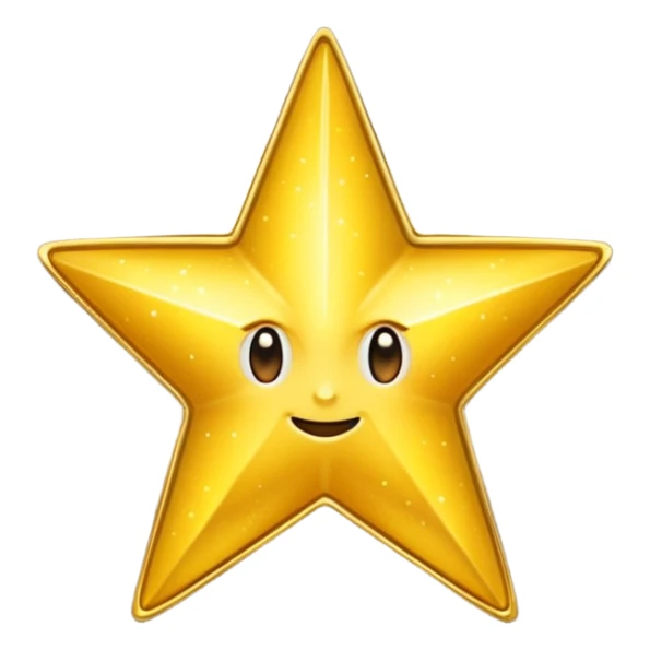 golden star with a word "Good on it" sticker
