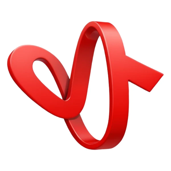 L red trading trending line and black background sticker