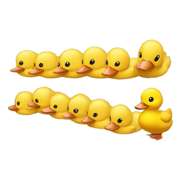 A claw machine full of ducks are cheese  sticker