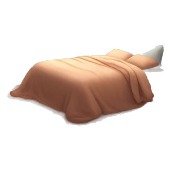 A peaceful bedroom with soft pillows, a warm blanket, and soft natural light coming through the window sticker