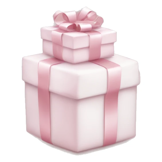 Light pink Christmas gifts under a white Christmas tree  sticker