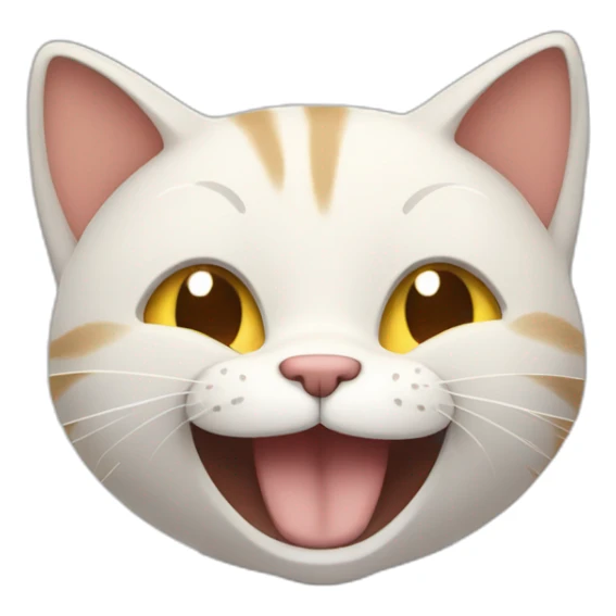 cat with thumbs up muscles and big smile sticker