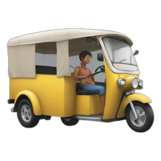 Thankful and tuk tuk sticker