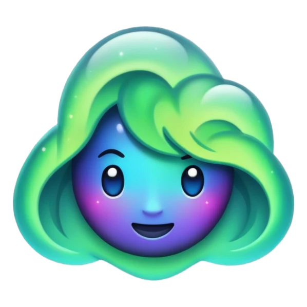an aurora theme based emoji for admin role in discord role icon  sticker