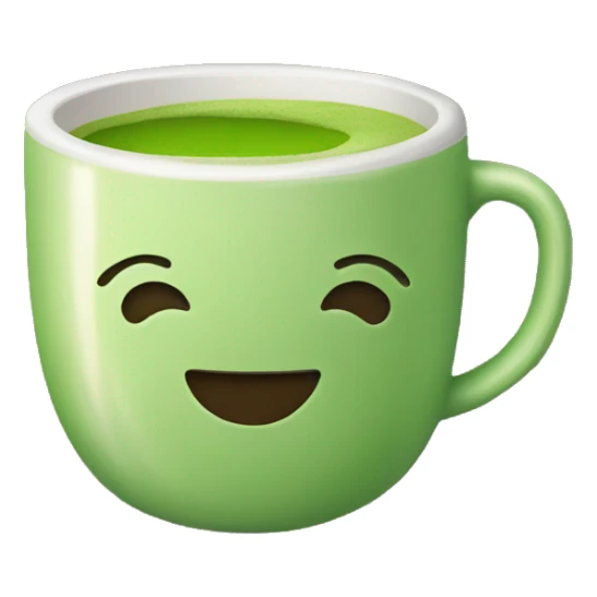 A cup of matcha  sticker