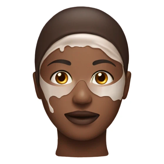 Skin care mask sticker