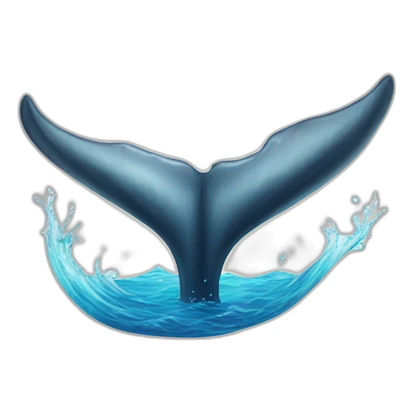 whale-tail sticker