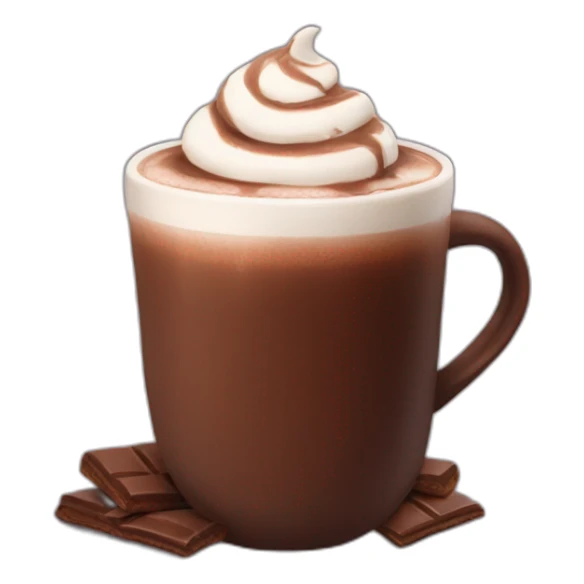hot chocolate sticker