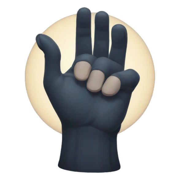 Person rubbing their hands together in an evil way sticker