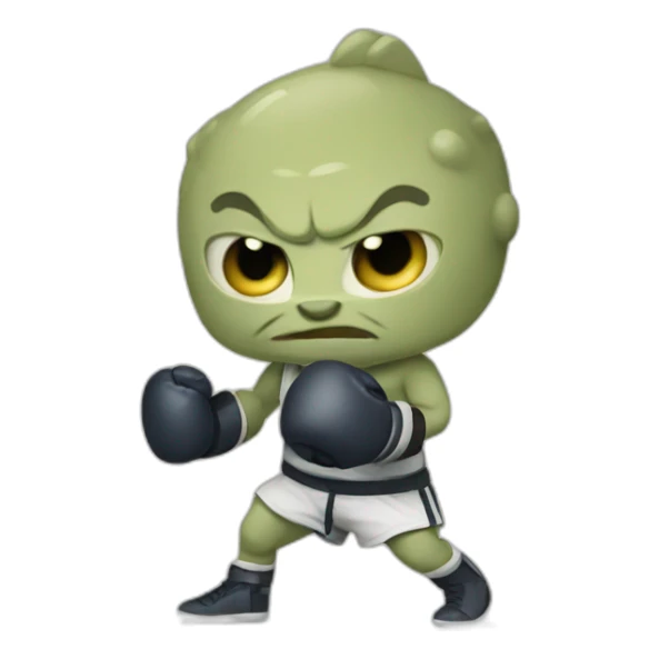 Grogu boxing sticker