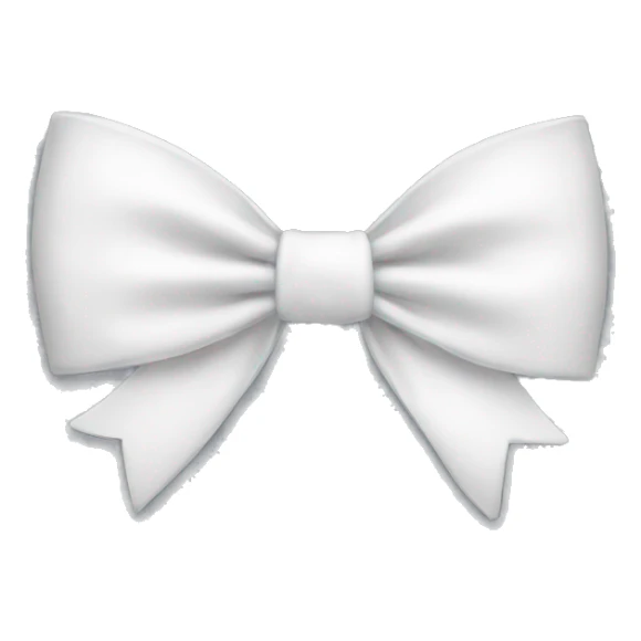 white bow sticker