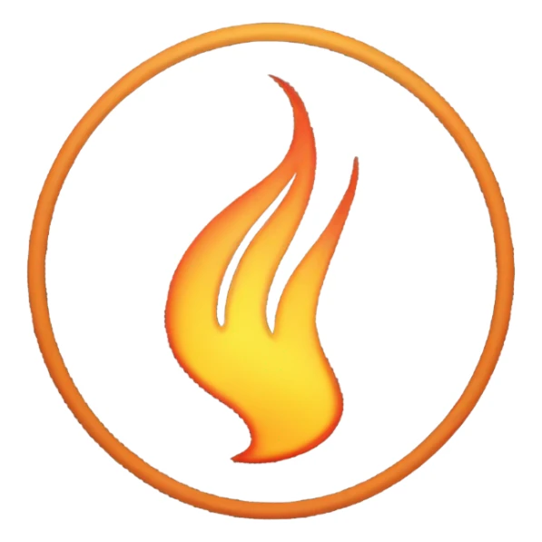 Make a logo that says BRIGHTSPEED with fire in the background  sticker