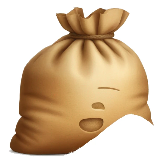 a bag of flour smokes a cigar sticker