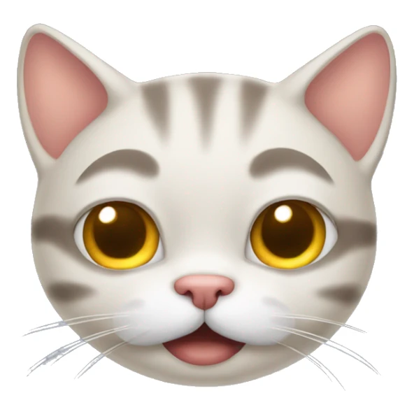 cat wrinkling his nose at bad smell sticker