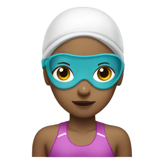 Girl swimmer in the water  sticker