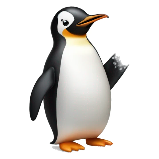 penguin farting sticker