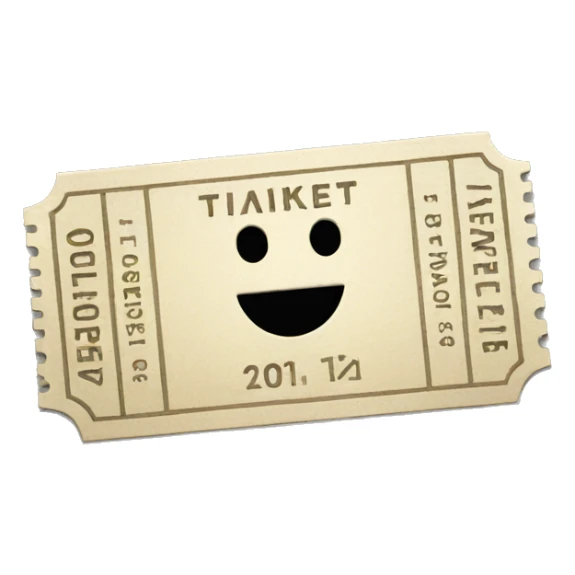 ticket sticker