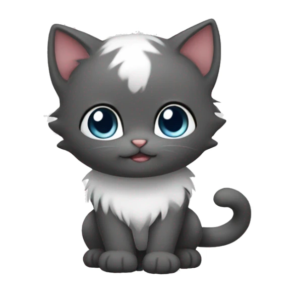 anime kitten sticker