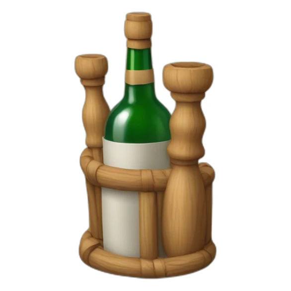 Une tète formée de deux ron et un cilindre sticker