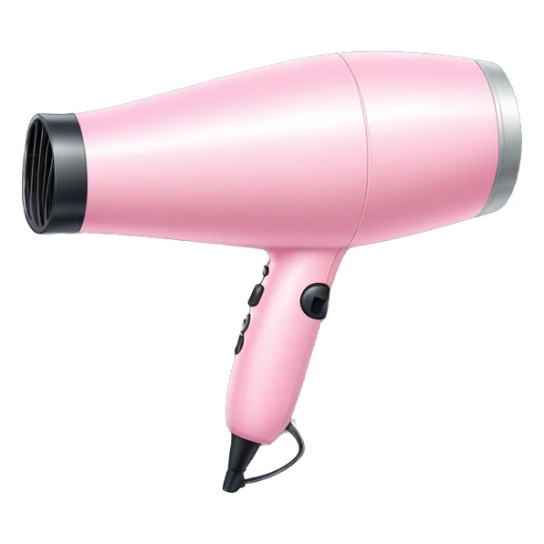 pastel pink hair dryer sticker
