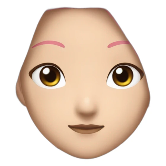 Sakura haruno avec yeux verts sticker