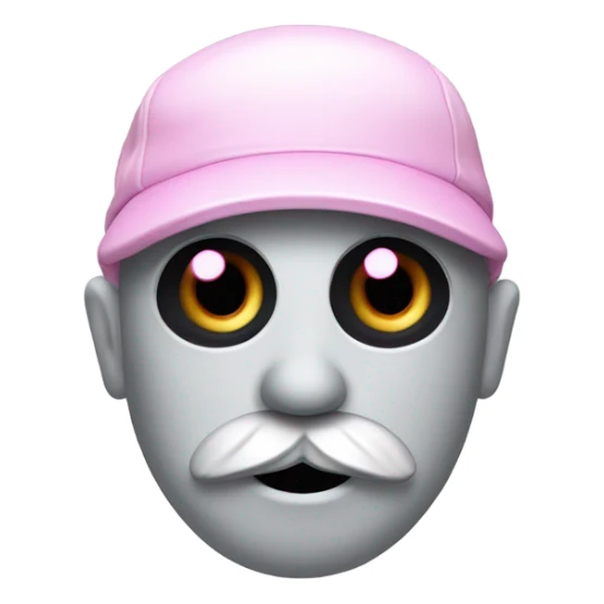Mr. Salt is an off-white color with a silver-colored cap. There are three black-colored holes on the top of his cap. He has a pink mouth and black eyes. sticker