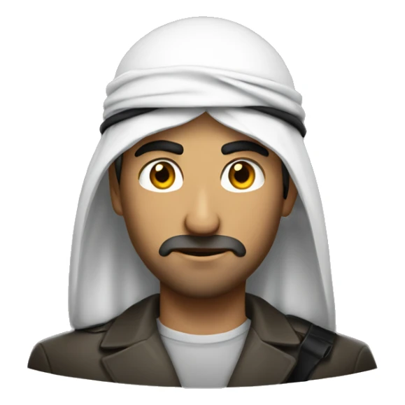 arab man emoji crime investigator sticker