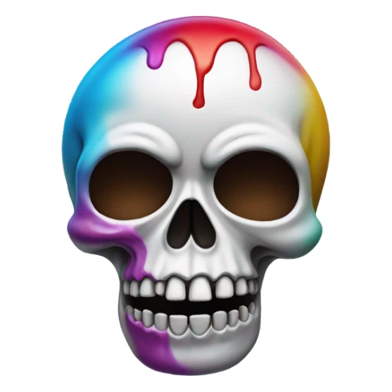 dead emoji with the tongue outside sticker