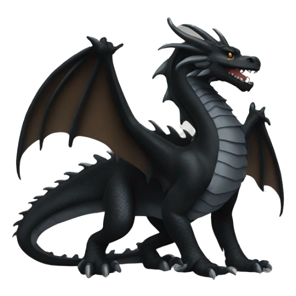 black dragon sticker