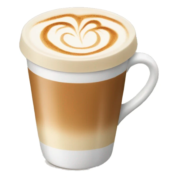 cup of latte   sticker