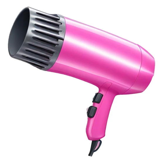 Pink hairdryer sticker