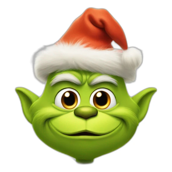 Un chou de Chouville Grinch sticker