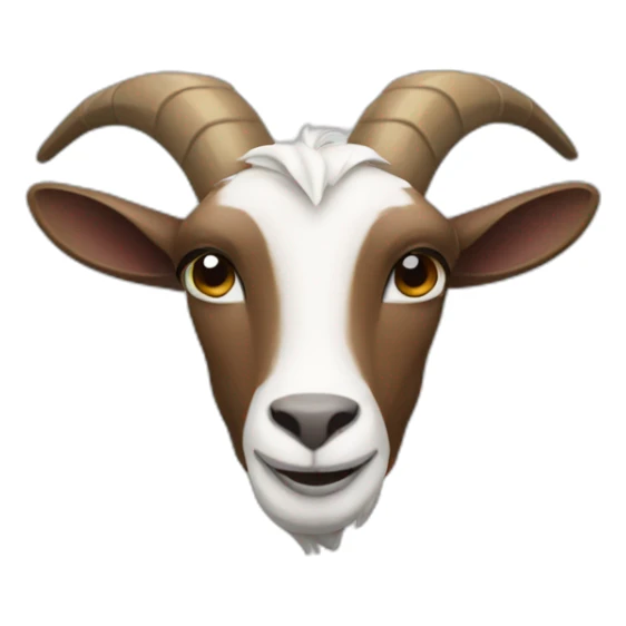 The football goat sticker