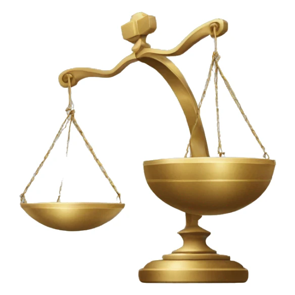 a balance of justice sticker