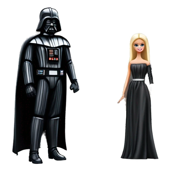 Darth Vader and Barbie’s very dusty old disturbing disgusting ghostly haunted horror dream house mansion  sticker