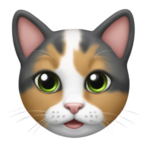 un gatto a tre colori che balla sticker