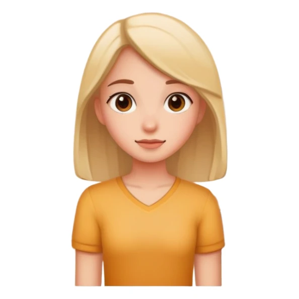 A girl in a home sticker