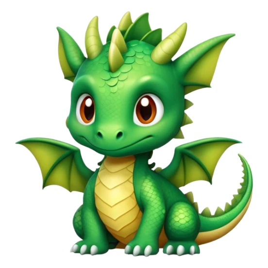 Baby dragon emoji sticker
