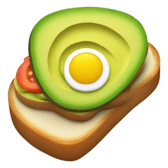 Avocado toast  sticker