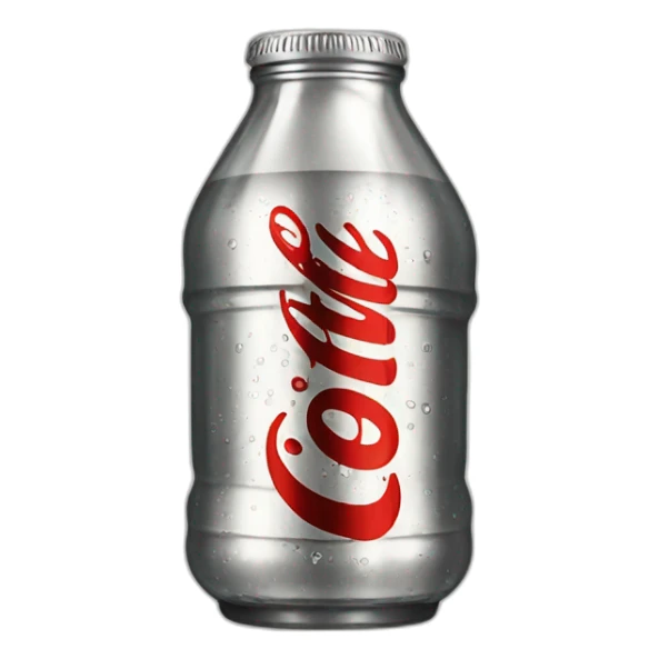 Vintage glass Diet coke sticker