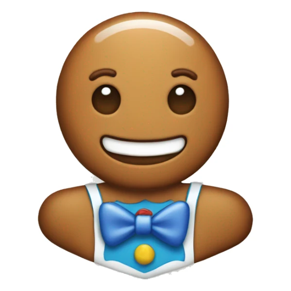 Gingerbread man sticker