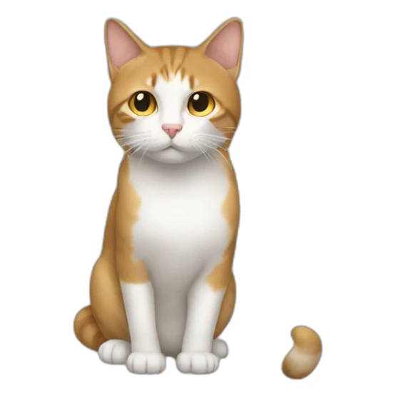 Un chat sur un humain sticker