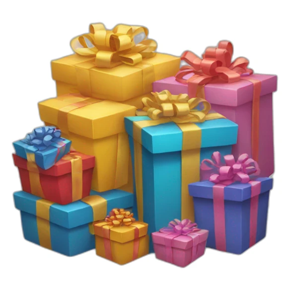 PILE OF GIFTS sticker