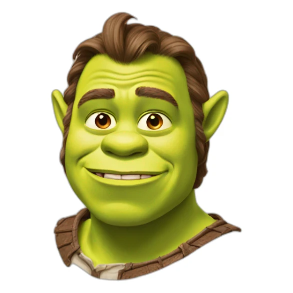 shrek-eat-apple-of-chocolat sticker