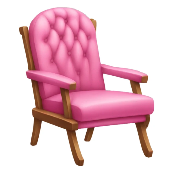 Pink chair sticker
