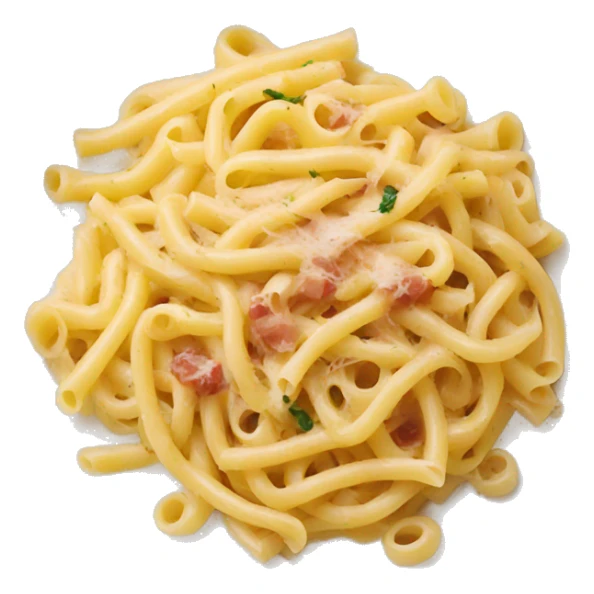 plate of pasta carbonara  sticker
